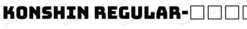 konshin Regular字体转换